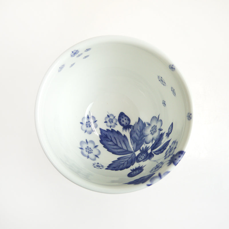 ウェッジウッド (WEDGWOOD) ストロベリー ブルーム インディゴ ジャパニーズティーカップ200ml