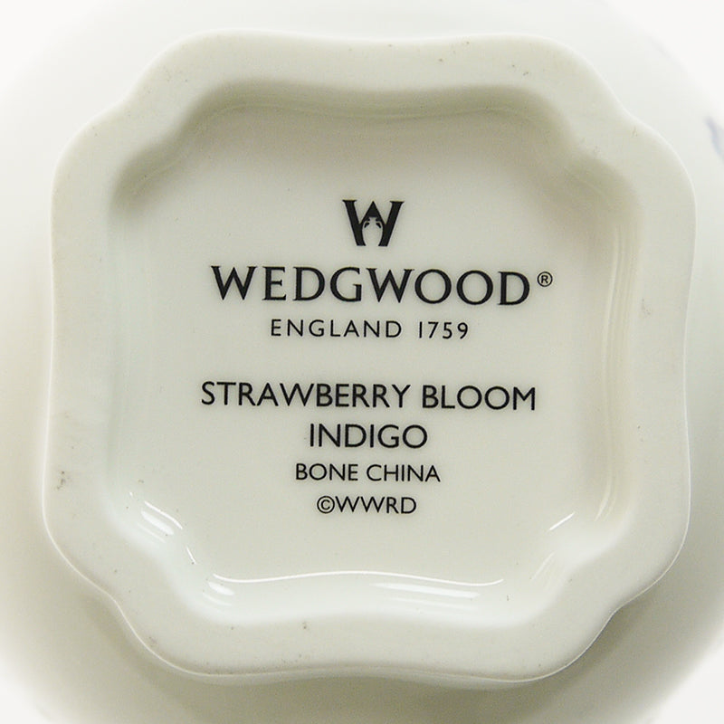 ウェッジウッド (WEDGWOOD) ストロベリー ブルーム インディゴ ジャパニーズティーカップ200ml