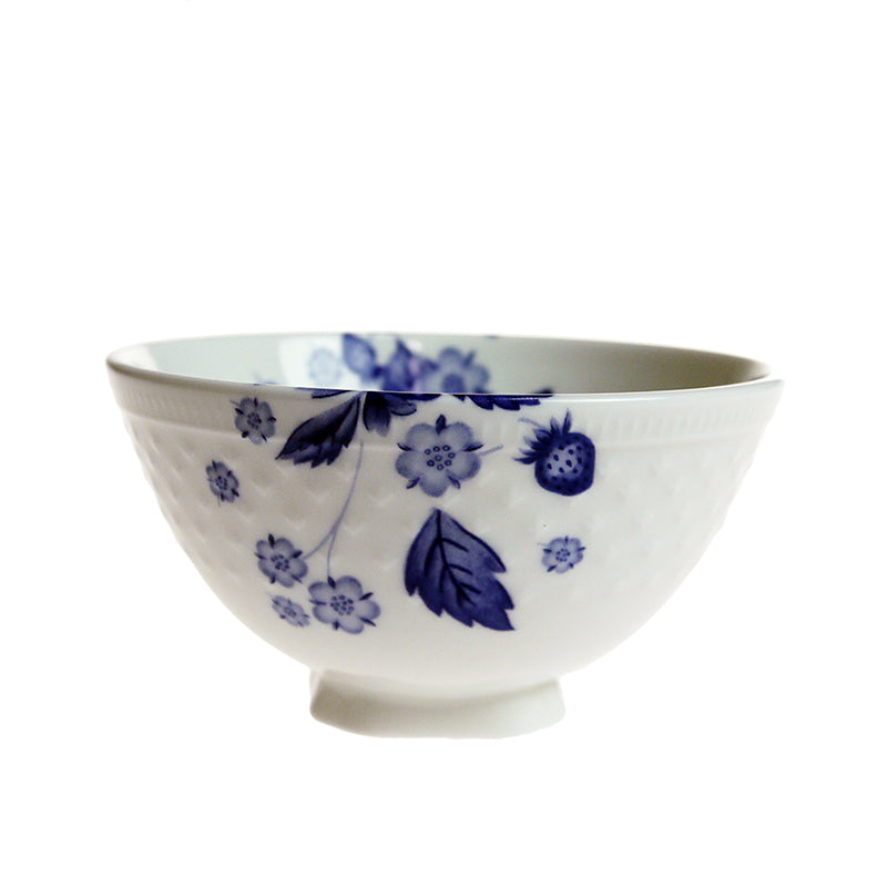 ウェッジウッド (WEDGWOOD) ストロベリー ブルーム インディゴ ライスボウル