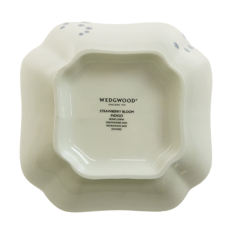 ウェッジウッド (WEDGWOOD) ストロベリー ブルーム インディゴ スモールボウル 14cm