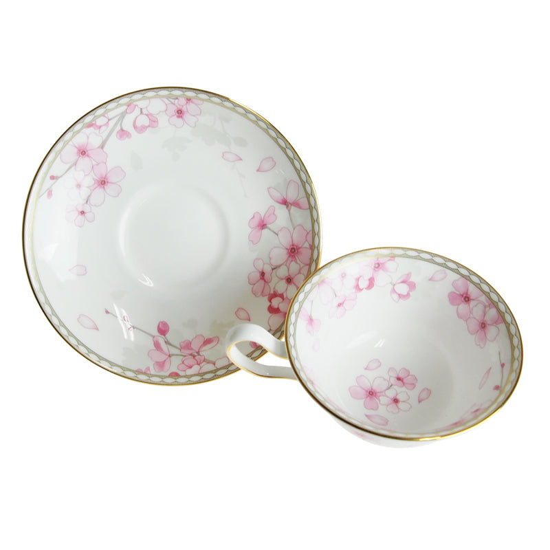 ウェッジウッド (WEDGWOOD) スプリングブロッサム ティーカップ&ソーサー ピオニー 【ブランドBOX付】