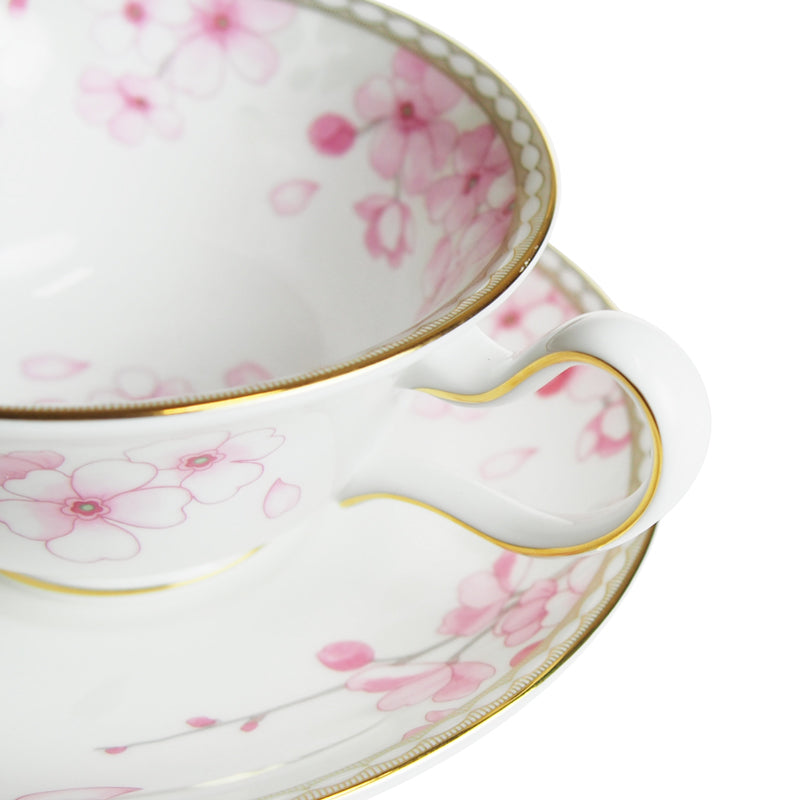 ウェッジウッド (WEDGWOOD) スプリングブロッサム ティーカップ&ソーサー ピオニー 【ブランドBOX付】