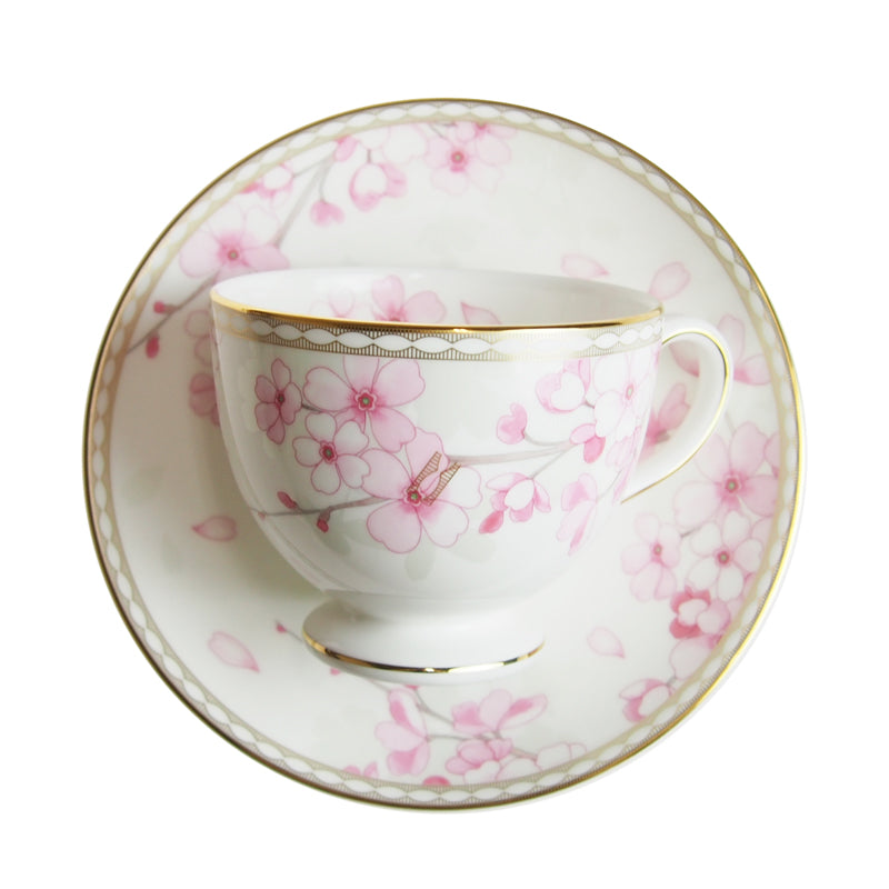 ウェッジウッド (WEDGWOOD) スプリングブロッサム ティーカップ&ソーサー リー