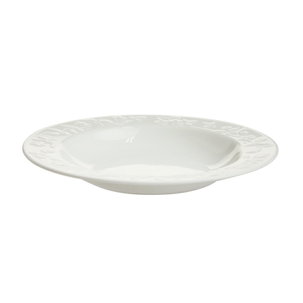 ウェッジウッド (WEDGWOOD) ワイルドストロベリー ホワイト ディーププレート 23cm