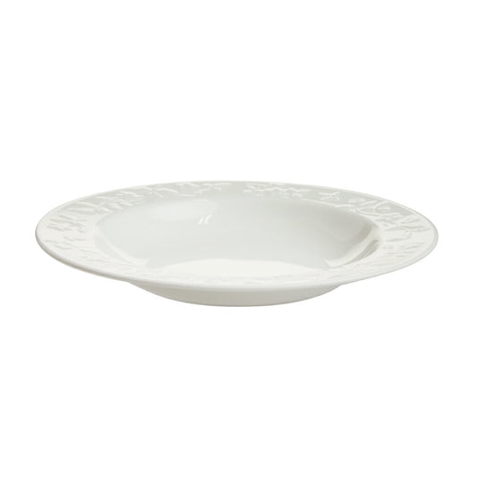 ウェッジウッド (WEDGWOOD) ワイルドストロベリー ホワイト ディーププレート 23cm