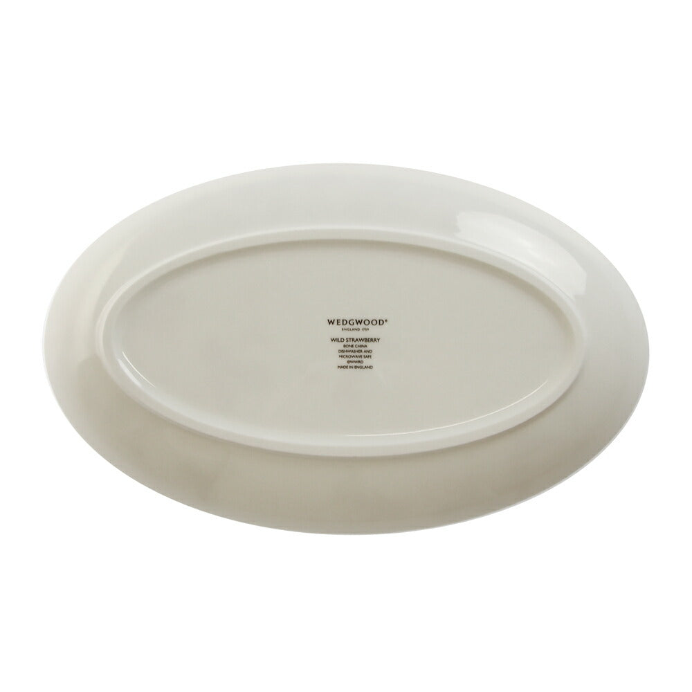 ウェッジウッド (WEDGWOOD) ワイルドストロベリー カジュアル オーバルディッシュ