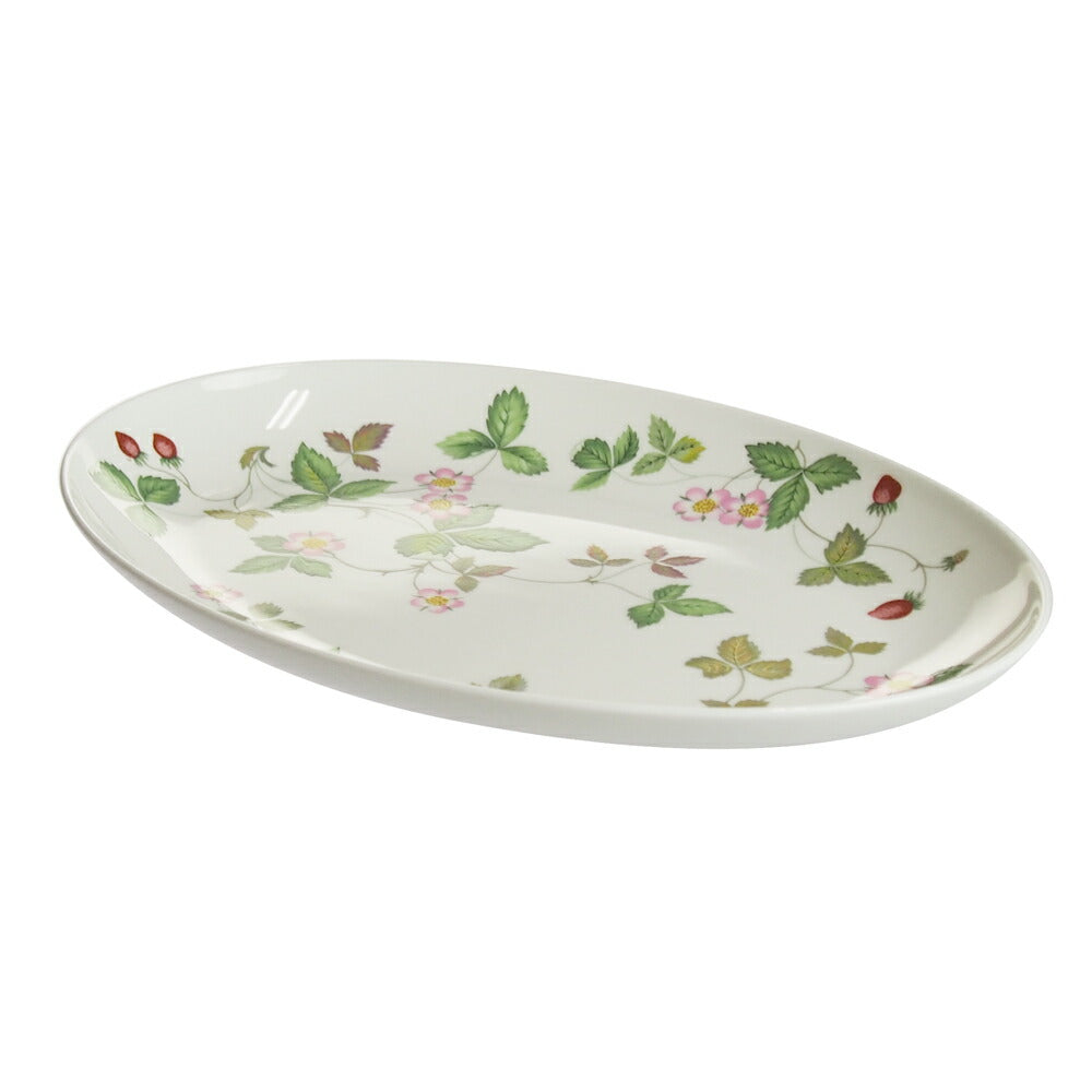 ウェッジウッド (WEDGWOOD) ワイルドストロベリー カジュアル オーバルディッシュ