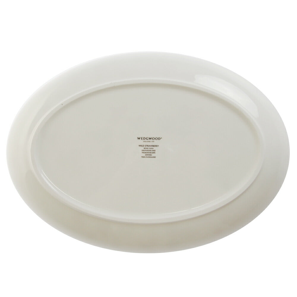 ウェッジウッド (WEDGWOOD) ワイルドストロベリー カジュアル オーバルディッシュ