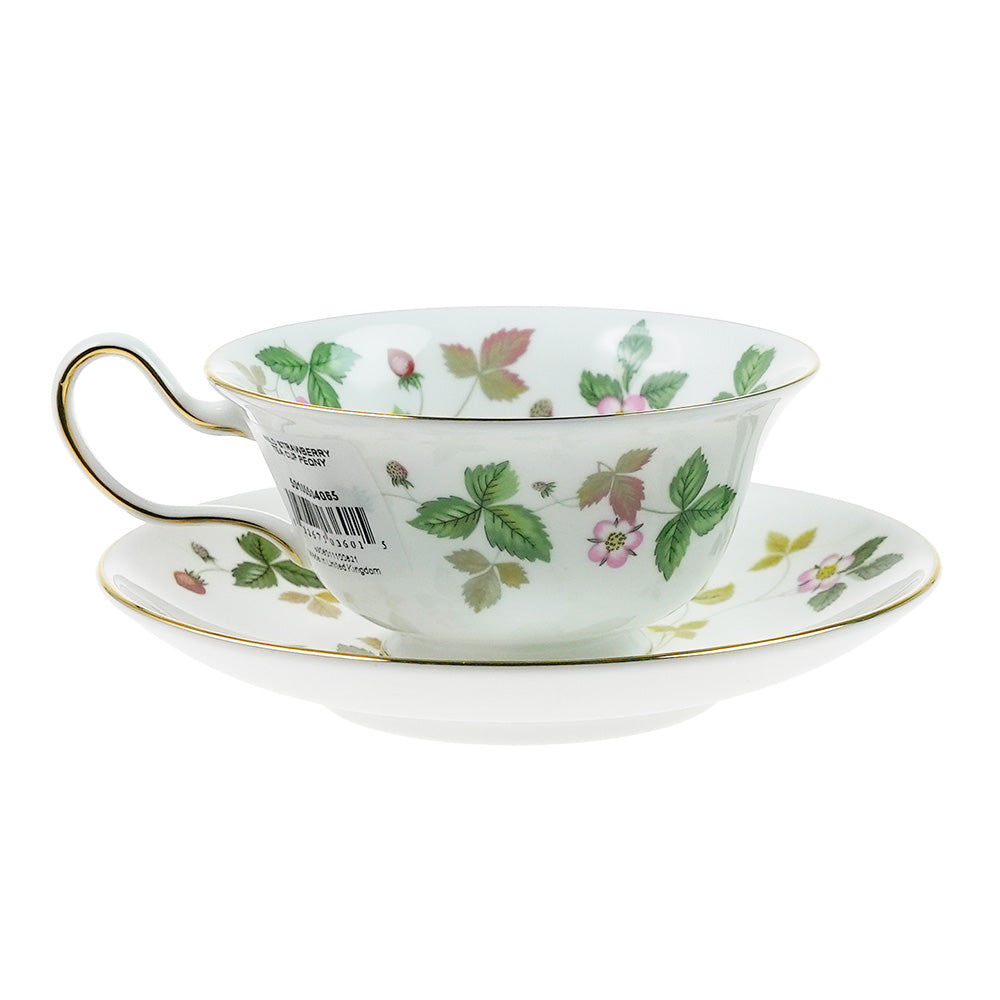 【英国製】ウェッジウッド(WEDGWOOD) ワイルドストロベリー カップ＆ソーサー