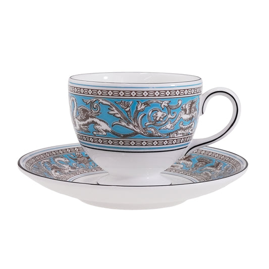 ウェッジウッド (WEDGWOOD) フロレンティーンシリーズ ティーカップ＆ソーサー リー