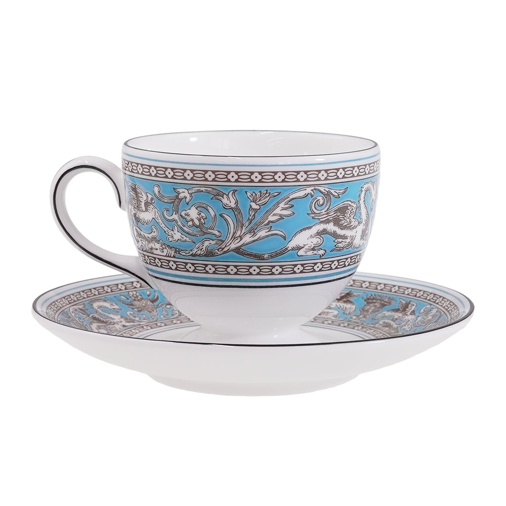 ウェッジウッド (WEDGWOOD) フロレンティーンシリーズ ティーカップ＆ソーサー リー