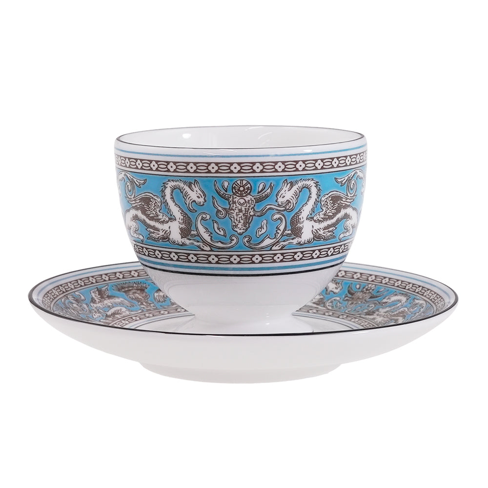 ウェッジウッド (WEDGWOOD) フロレンティーンシリーズ ティーカップ＆ソーサー リー