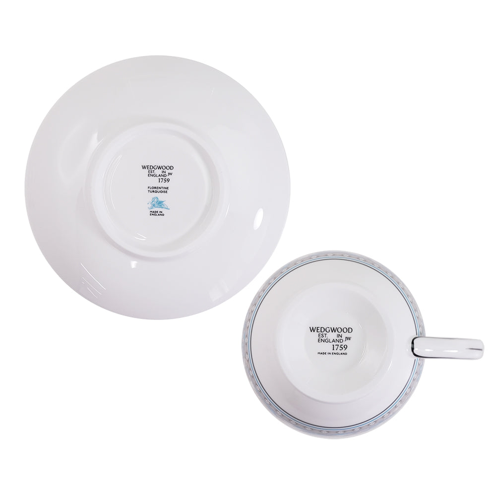 ウェッジウッド (WEDGWOOD) フロレンティーンシリーズ ティーカップ＆ソーサー リー