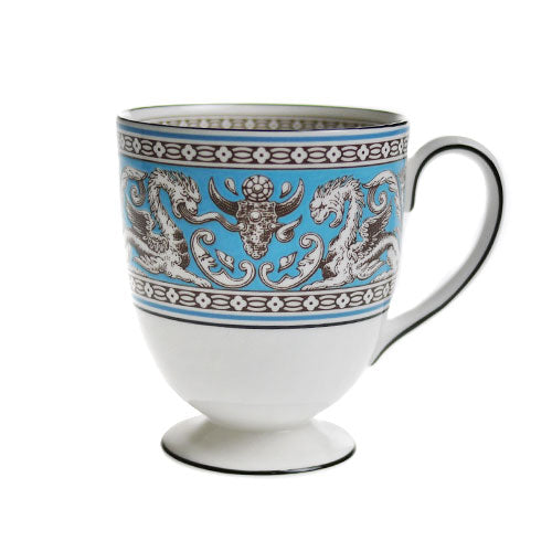 ウェッジウッド (WEDGWOOD) フロレンティーンターコイズ フッティドマグカップ リー