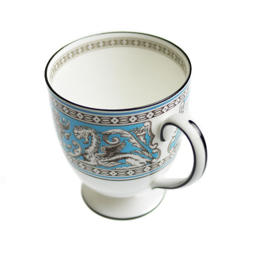ウェッジウッド (WEDGWOOD) フロレンティーンターコイズ フッティドマグカップ リー