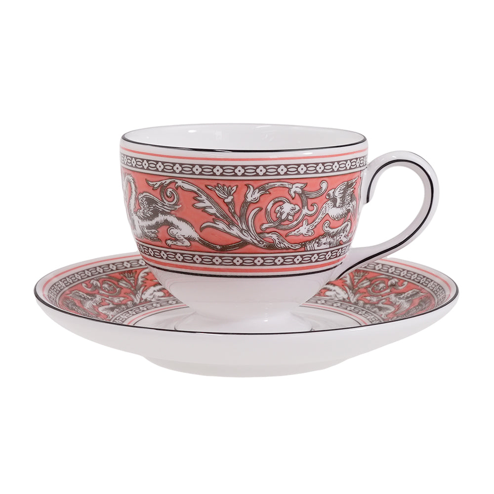 ウェッジウッド (WEDGWOOD) フロレンティーンシリーズ ティーカップ＆ソーサー リー