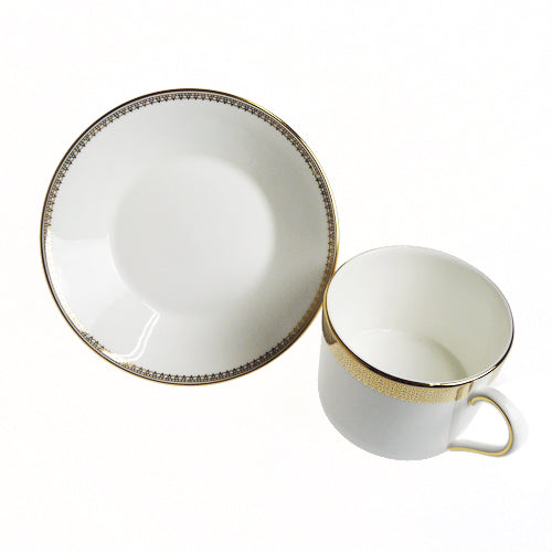 ウェッジウッド (WEDGWOOD) レースゴールド ティーカップ＆ソーサー インペリアル         