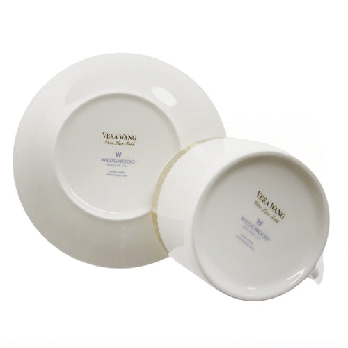 ウェッジウッド (WEDGWOOD) レースゴールド ティーカップ＆ソーサー インペリアル         