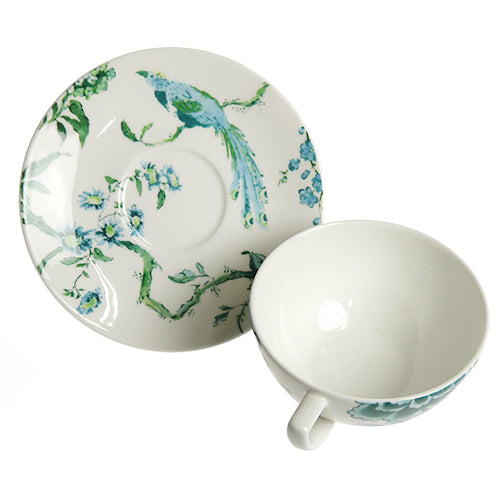 ウェッジウッド (WEDGWOOD) ジャスパー コンラン シノワズリ ホワイト ティーカップ&ソーサー