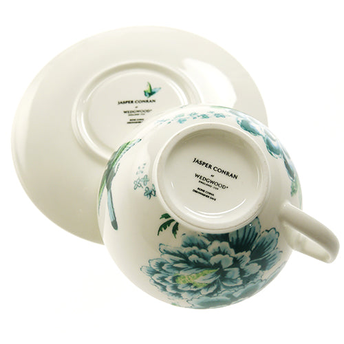 ウェッジウッド (WEDGWOOD) ジャスパー コンラン シノワズリ ホワイト ティーカップ&ソーサー