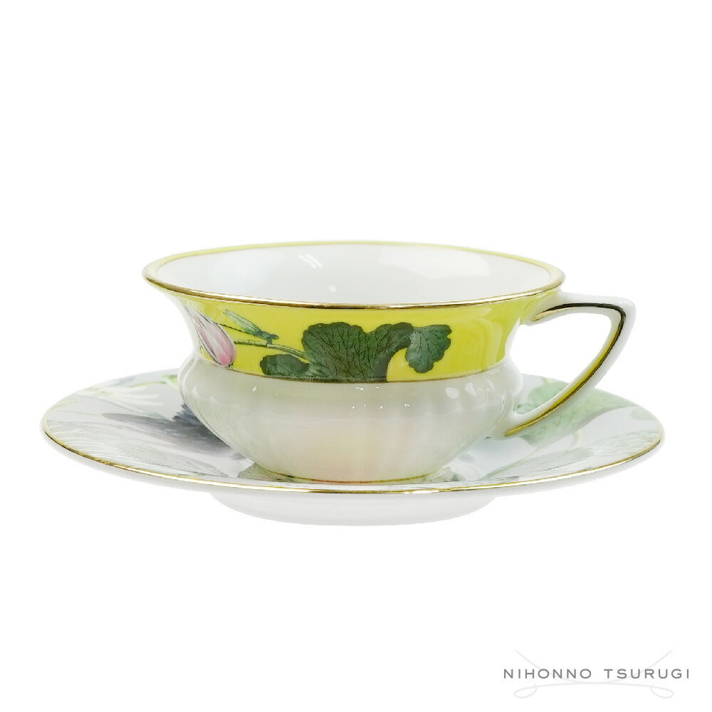 ウェッジウッド (WEDGWOOD) ワンダーラスト ウォーターリリーティーカップ＆ソーサー