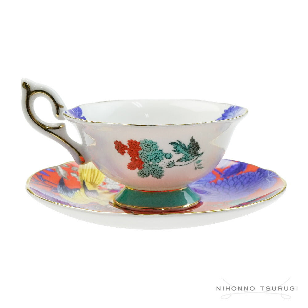 ウェッジウッド (WEDGWOOD) ワンダーラスト ゴールデンパロット ティーカップ＆ソーサー