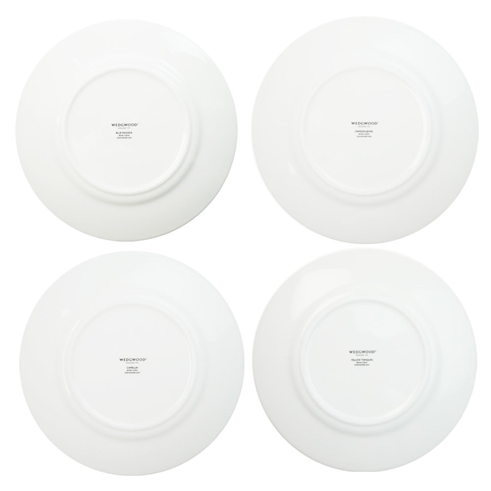 ウェッジウッド (WEDGWOOD) ワンダーラスト 20cm プレート 4pcs セット