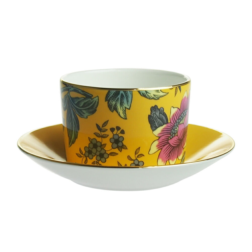 ウェッジウッド (WEDGWOOD) ワンダーラスト イエロー トンキン ティーカップ＆ソーサー         