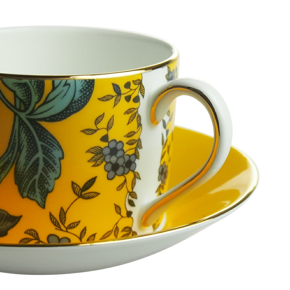 ウェッジウッド (WEDGWOOD) ワンダーラスト イエロー トンキン ティーカップ＆ソーサー         