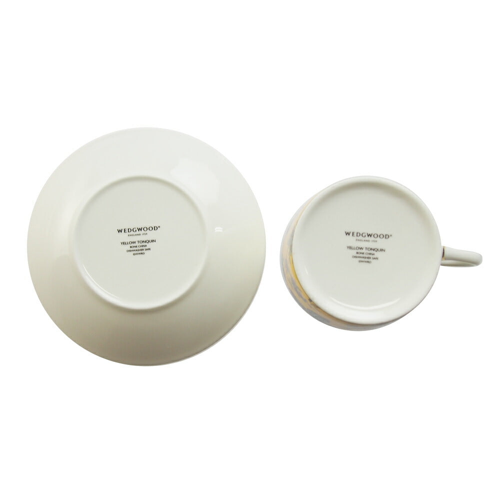 ウェッジウッド (WEDGWOOD) ワンダーラスト イエロー トンキン ティーカップ＆ソーサー         