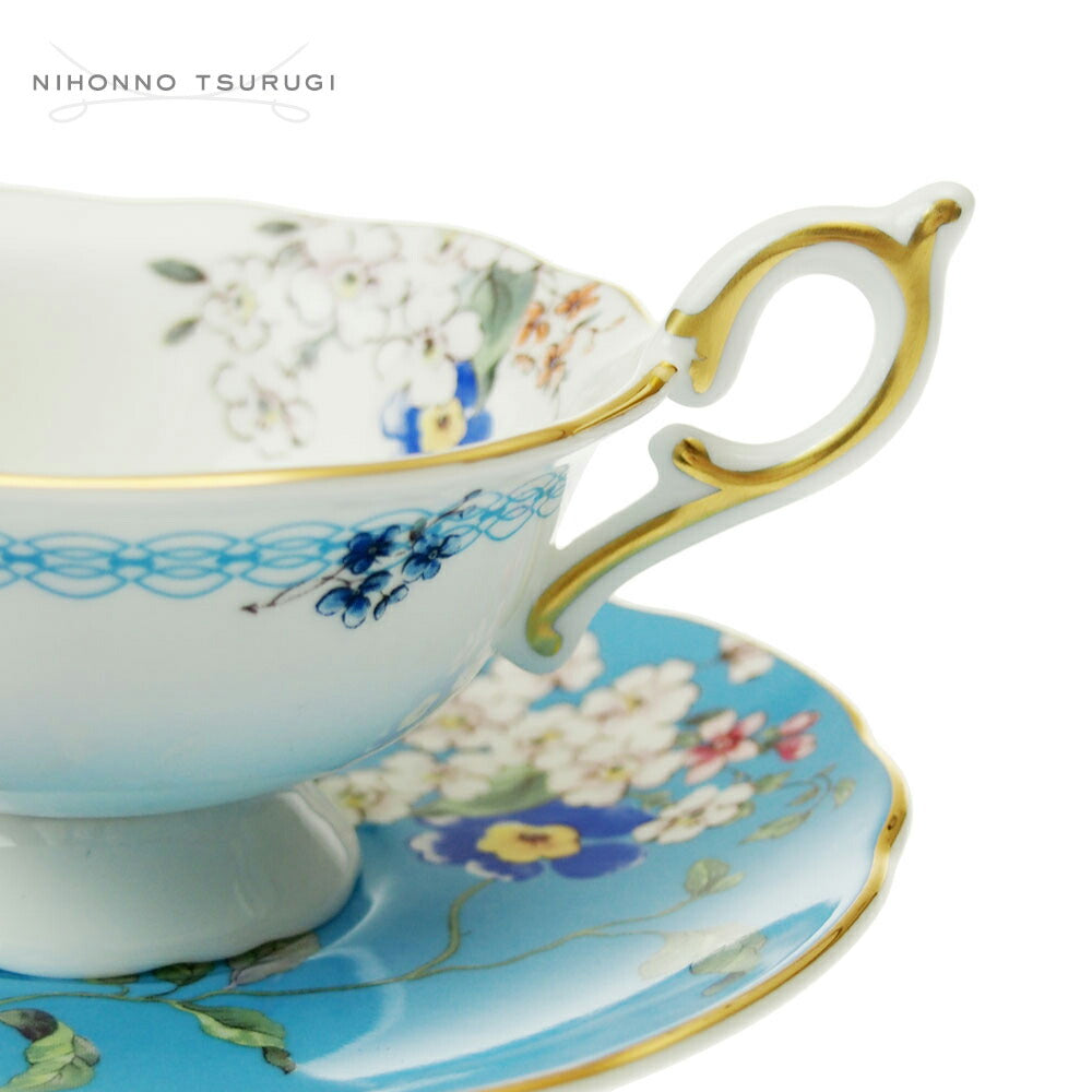 ウェッジウッド (WEDGWOOD) ワンダーラスト アップルブロッサム ティーカップ＆ソーサー         