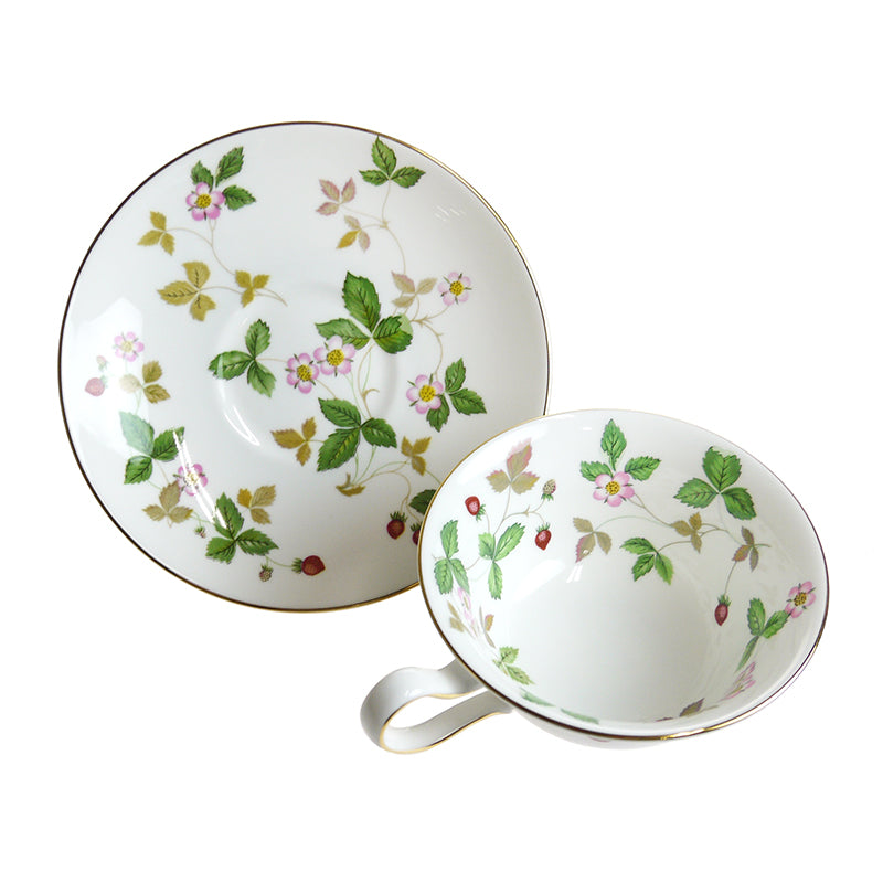 ウェッジウッド(WEDGWOOD) ワイルドストロベリー カップ＆ソーサー