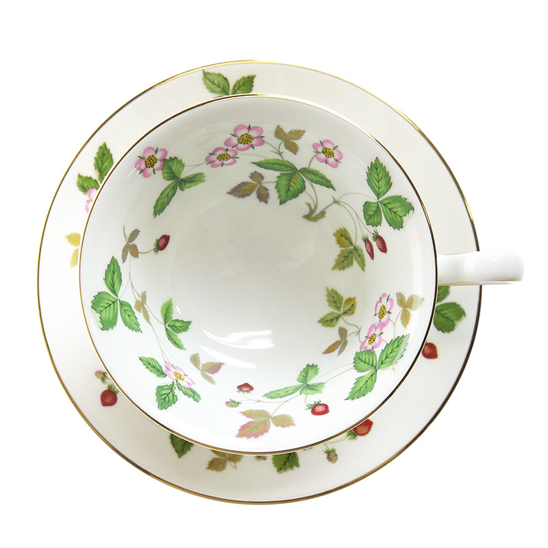 ウェッジウッド(WEDGWOOD) ワイルドストロベリー カップ＆ソーサー