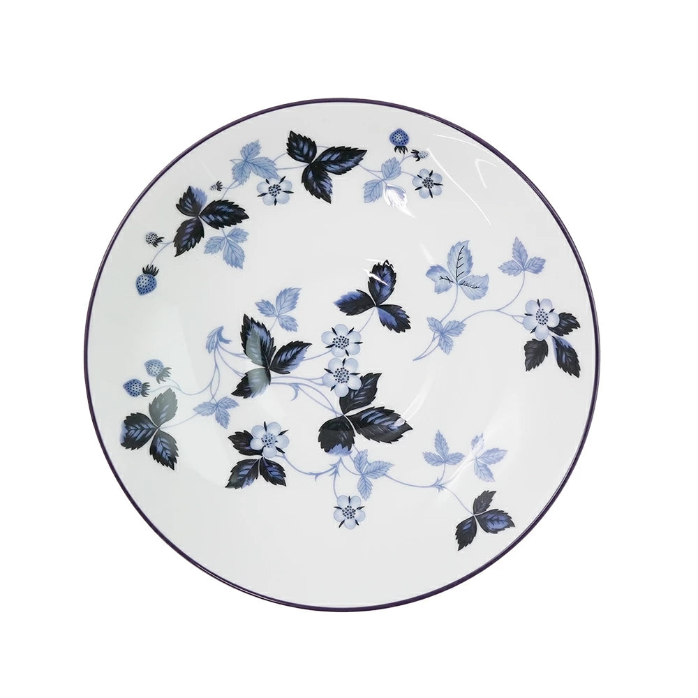 ウェッジウッド (WEDGWOOD) ストロベリー インクブルー ティーカップ＆ソーサー ピオニー