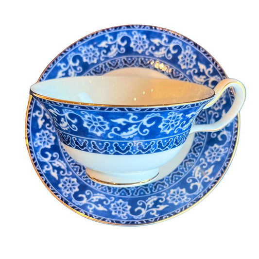 【イギリス製】ウェッジウッド (WEDGWOOD) ボカーラ ティーカップ&ソーサー ピオニー 200cc 壺マーク