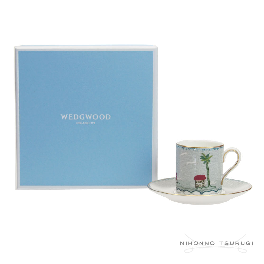 ウェッジウッド (WEDGWOOD) セイラーズ フェアウェル by Kit Kemp ボンドカップ&ソーサー