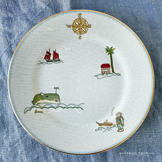 ウェッジウッド (WEDGWOOD) セイラーズ フェアウェル by Kit Kemp プレート 20cm