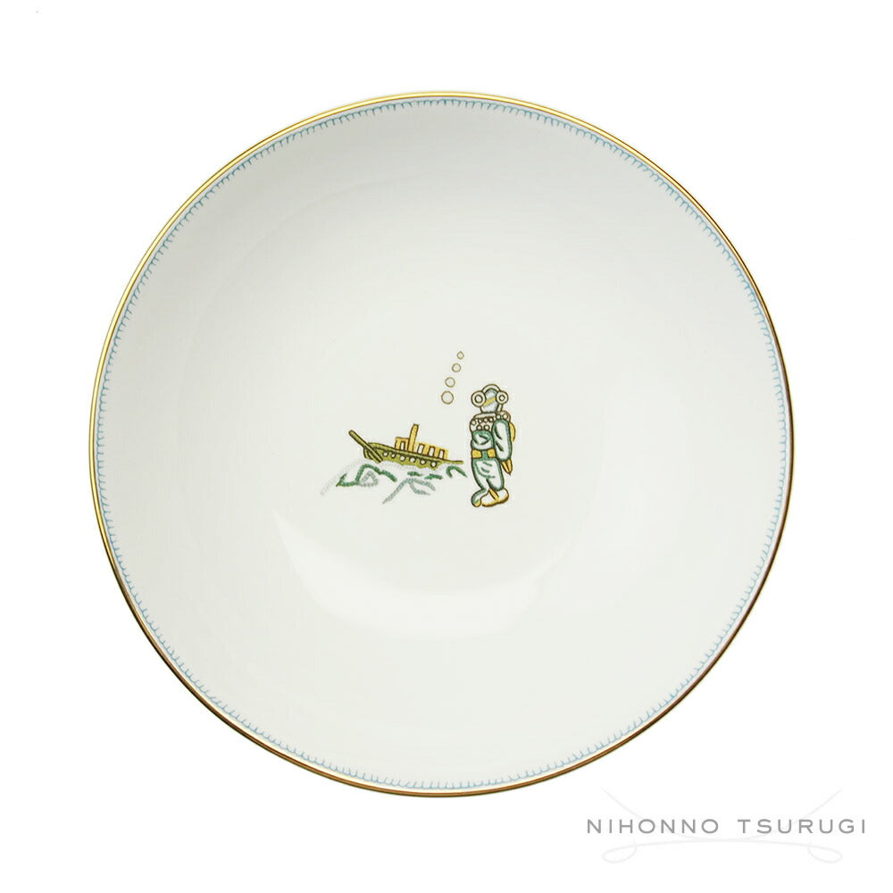 ウェッジウッド (WEDGWOOD) セイラーズ フェアウェル by Kit Kemp クープボウル 20cm