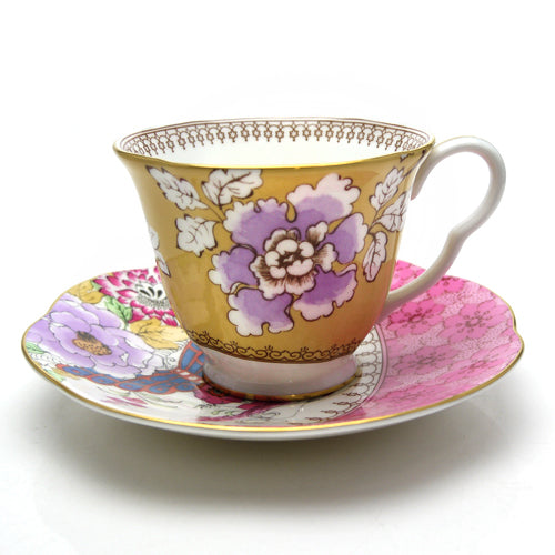 ウェッジウッド (WEDGWOOD) バタフライブルーム ティーカップ＆ソーサー