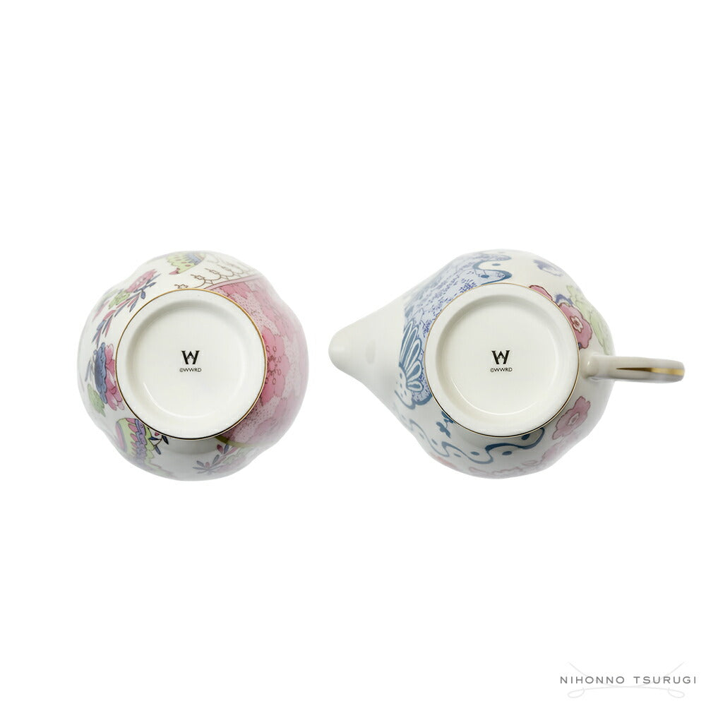 ウェッジウッド (WEDGWOOD) バタフライブルーム シュガーボウル & クリーマー