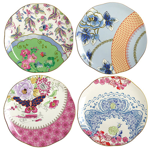 ウェッジウッド (WEDGWOOD) バタフライブルーム プレート 20cm 4枚セット