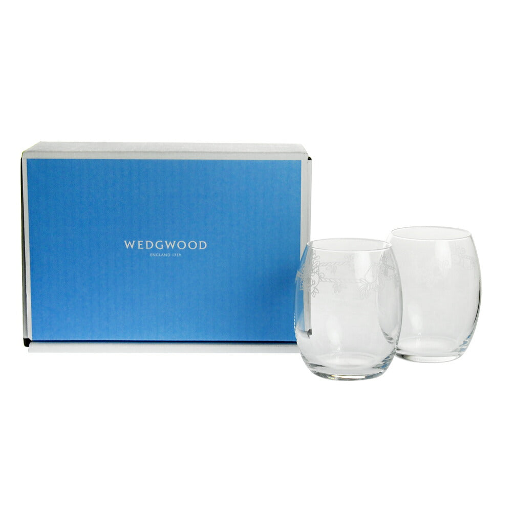 ウェッジウッド (WEDGWOOD) フェスティビティ クリスタル タンブラー ペア BOX付