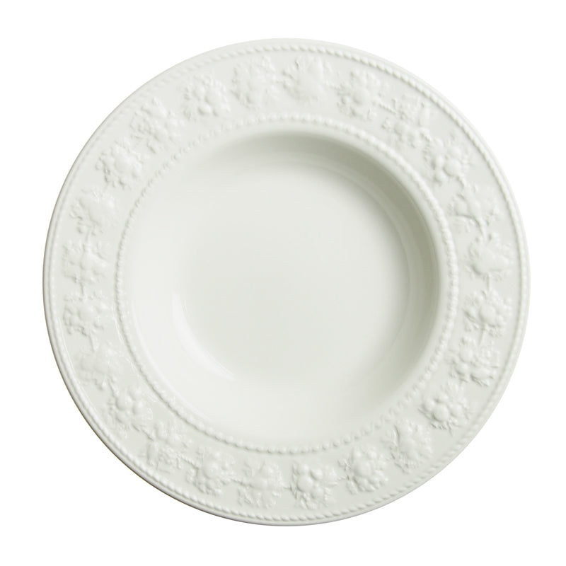 ウェッジウッド (WEDGWOOD) フェスティビティ アイボリー スーププレート 23cm