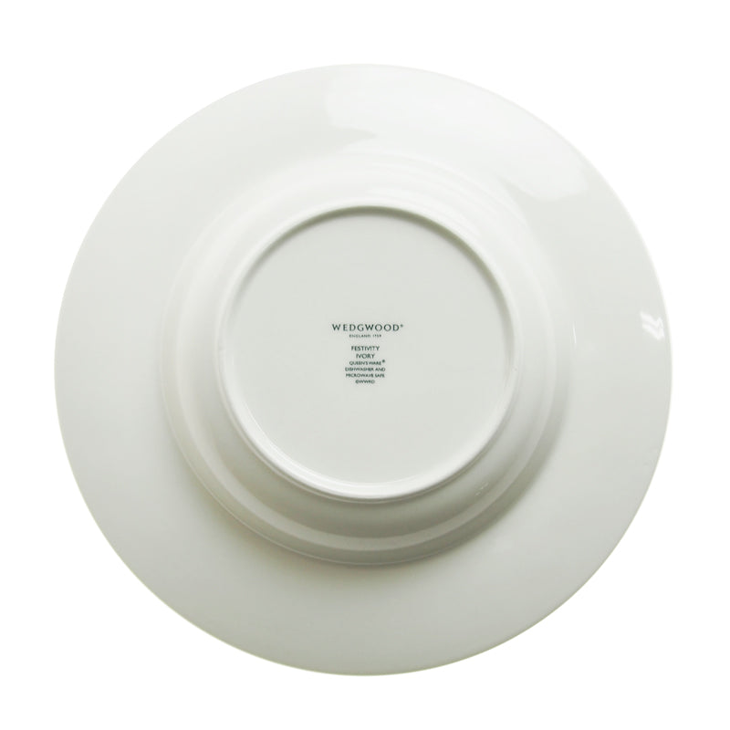 ウェッジウッド (WEDGWOOD) フェスティビティ アイボリー スーププレート 23cm