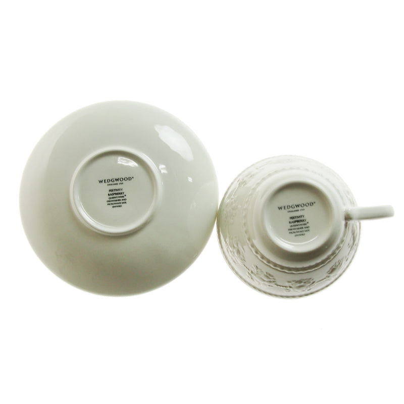 ウェッジウッド (WEDGWOOD) フェスティビティ ティーカップ＆ソーサー