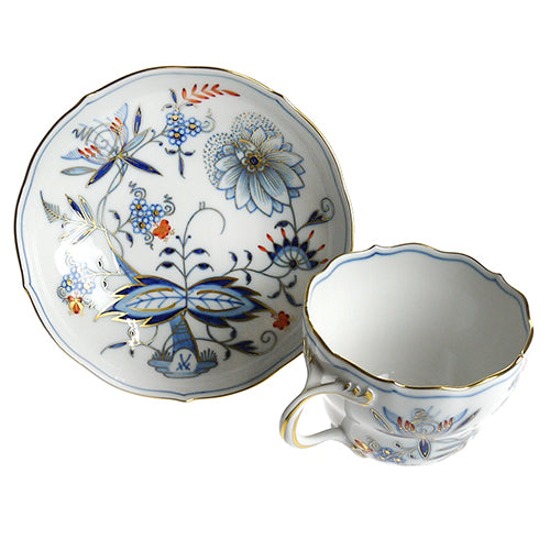 マイセン (Meissen) カラーオニオン コーヒーカップ＆ソーサー 582