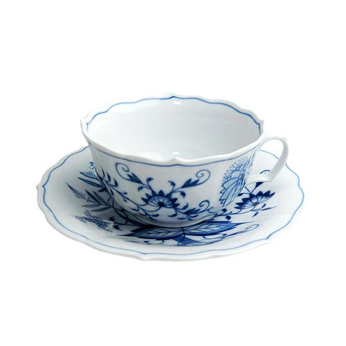マイセン (Meissen) ブルーオニオン ティー カップ＆ソーサー 200ml 00633