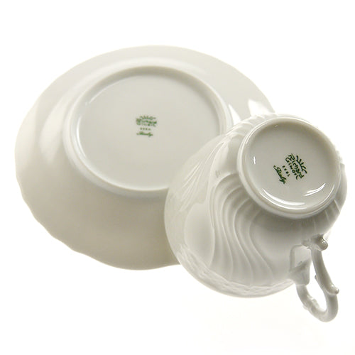 ジノリ1735 ベッキオジノリホワイト ベッキオホワイト コーヒーカップ＆ソーサー [L]