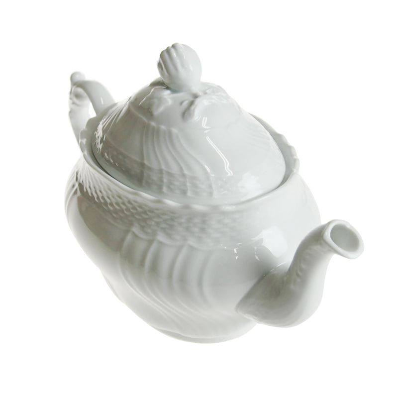 ジノリ1735 ベッキオジノリホワイト ティーポット[M] 3660 600ml (旧リチャードジノリ)