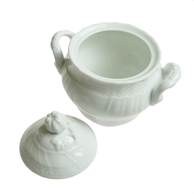 ジノリ 1735 ベッキオジノリホワイト シュガーポット [M] 02-4236 (旧リチャードジノリ)